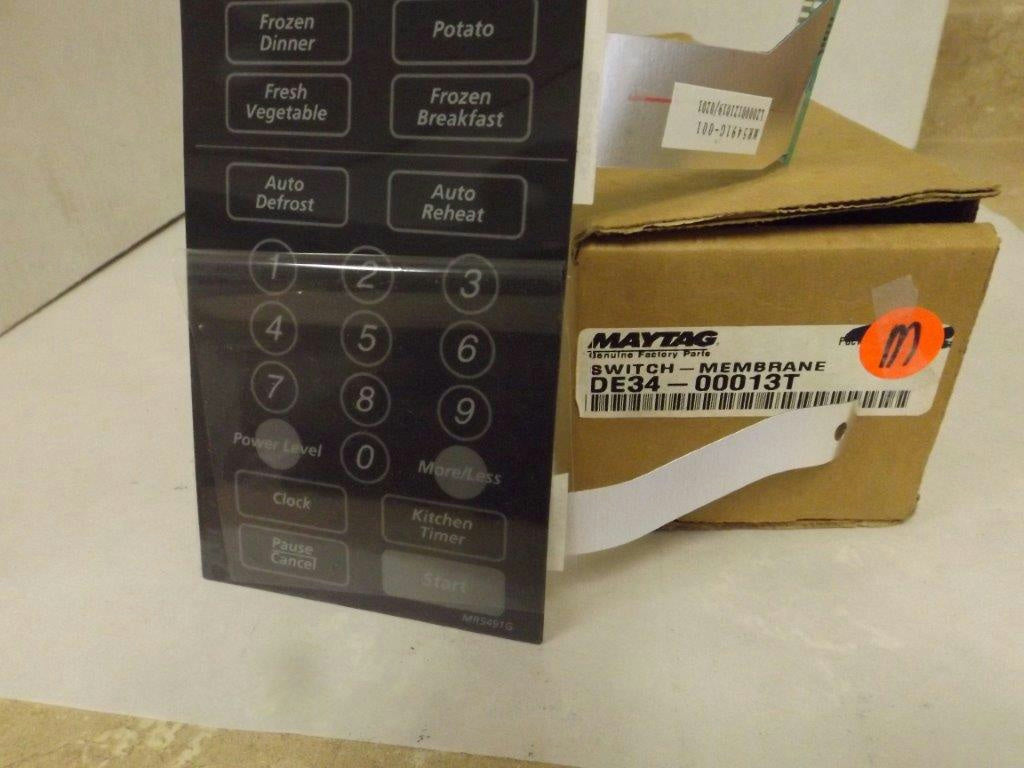MAYTAG WHIRLPOOL MICROWAVE DE34-00013T SWITCH -MEMBRANE NEW MAYTAG WHIRLPOOL MICROWAVE DE34-00013T SWITCH -MEMBRANE NEW